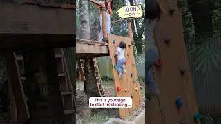 If this baby girl can climb this wall, you can climb your wall of excuses too!