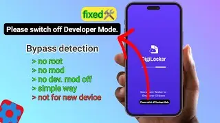 Developer mode detection bypass simple trick without mod & root | not for letest android