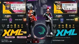NEW TREND 😈🔥😏 || FF EDIT XML PRESENT LINK IN DESCRIPTION ⚡ 