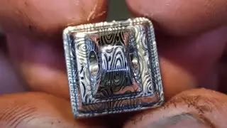 Carve a Chinese style private print pendant with the Most Expensive Steel | MetalCraftingMaster