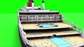 Ship Green Screen Animation Effect