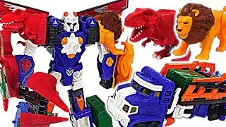 Hello Carbot movie Tylaio! Dinosaur, Lion transform combine!