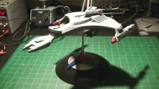 AMT/ERTL Vorcha Class Klingon Attack Cruiser Buildup PT 1