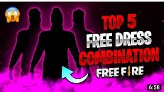 Top 5 Free Dress Combination In Gareena Free Fire