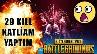 PUBG Mobile - HOOP 29 KILL !!! ONE MAN SQUAD KATLİAM YAPTIM.