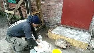 Не дорогой Ремонт ступеней крыльца с добавкой мраморной крошки