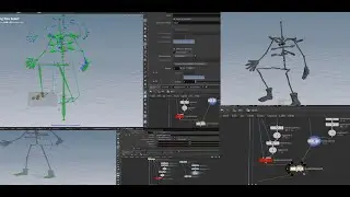 Houdini KineFX .Sit down character