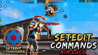Best Headshot Setedit Commands In Free Fire | 100% Working 🤯