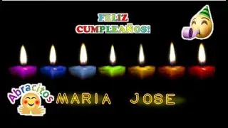 Feliz Cumpleaños MARIA JOSÉ!!  🎂🎈✨🎉