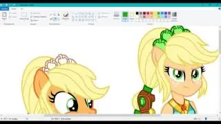 MLP Speedpaint Transformation Legend Of Everfree Mane 7 Ponified [Part2]