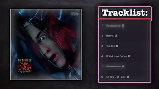 EMINEM'S COVER AND TRACKLIST REVEALED