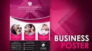 Modern Business Flyer Design in Photoshop with Complete Asset Tutorial - Photoshop CC 2020