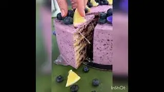 Как нарезать высокий торт -Лайфхак от тети Сони