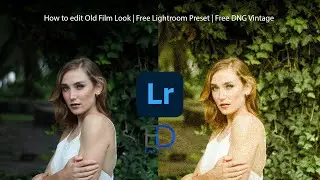 How to edit Old Film Look | Free Lightroom Preset | Free DNG Vintage