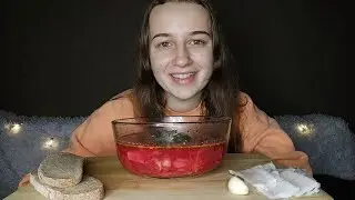 Мукбанг БОРЩ🍲😍/Mukbang BORSCH