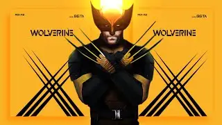 How To Make WOLVERINE poster 