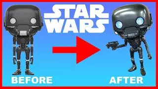 Funko Pop Custom Build: K-2SO