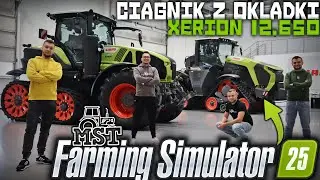 Wyjazd MST Do Siedziby CLAAS *XERION 12.650* NA ŻYWO 😍 Farming Simulator 25 [FS25] AMERYKAŃSKA MAPA