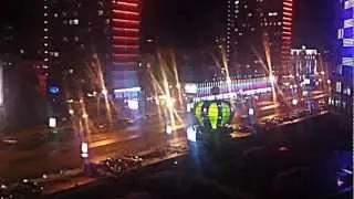 Mr.Putin едет на работу в час пик в центре Москвы