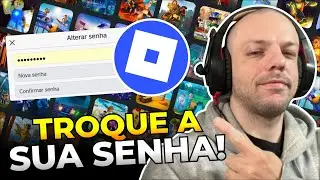 Como TROCAR sua SENHA no ROBLOX no PC