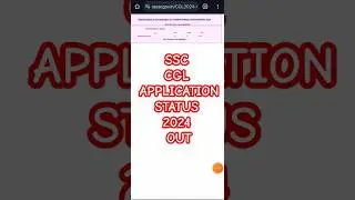 SSC CGL Application Status 2024 kaise download kare #ssccglapplicationstatus