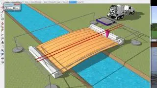 3D Bridge Printer - short span compression bridge