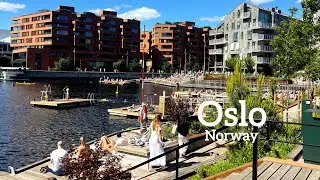 OSLO NORWAY, Summer Walk In June☀️ Virtual walking Tour! 4K🇳🇴