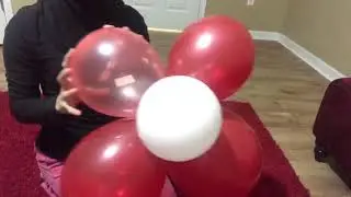 Flower balloons pop