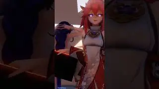 【genshin MMD】 Raiden Ei x Yae miko 