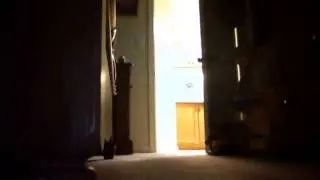 Waiting until Olivia comes out of the bathroom