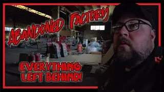 Exploring An Abandoned Factory | Everything Left Behind!