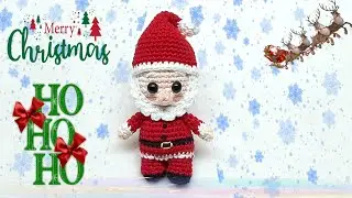 🎅 PEQUEÑO SANTA CLAUS AMIGURUMI  / CALENDARIO DE ADVIENTO DIA #23 / TUTORIAL PASO A PASO 🎅