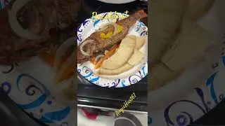 Breakfast  🌺Escovitch fish and Breadfruit #shorts #foodie #breakfast