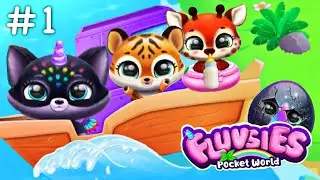 Милый Радужный Кот Единорог Спасает Мир! Играем в игру - Fluvsies Pocket World Part 1 #zyrikitv