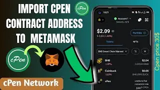 How to see $CPEN TOKENS ❓❓Import CPEN Contract address to metamask 🤷‍♂️ CPEN listing