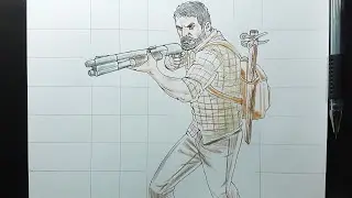 how to draw Joel Miller