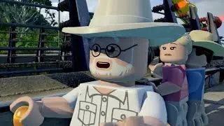 LEGO Jurassic World - 100% Level Guide #2 - Welcome to Jurassic Park (All 10 Minikits/Amber Brick)