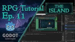 Godot RPG Tutorial | The Island Ep. 11 | Character Menu and Stat Point System