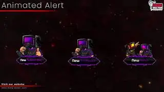 Custom Animated Twitch Alert for Streamer