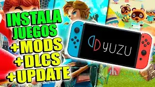 COMO INSTALAR JUEGOS EN YUZU ✅ Update, Mods y DLCs en EMULADOR de SWITCH / PC DE BAJOS RECURSOS