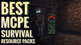 TOP-5 awesome MCPE resource packs for survival! // Minecraft 1.16