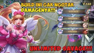 27 KILL! UNLIMITED SAVAGE MIYA! BUILD DAN EMBLEM MIYA TERSAKIT 2023 | TOP GLOBAL MIYA - MLBB