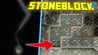 Я ПРОРЫЛ ОГРОМНЫЙ ПУТЬ ВВЕРХ, ЧТОБЫ ПОПАСТЬ В ИЗМЕРЕНИЕ РУДЫ! СБОРКА STONEBLOCK 2 в МАЙНКРАФТ!