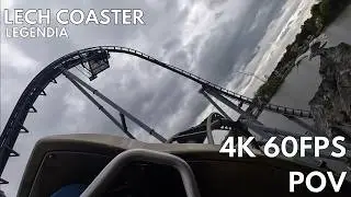 Lech Coaster front row POV 4K - Legendia 2025