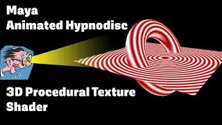 Maya Hypnodisk Shader - Custom Procedural 3D Shader Autodesk Maya