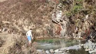 Getting hurt whilst swimming in the Marble Pools, Isle of Skye.