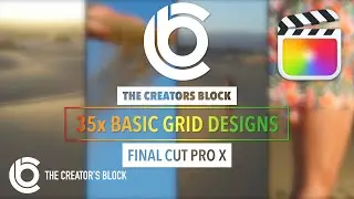 Final Cut Pro SPLIT SCREEN Titles | CB Grids Basic | by The Creator's Block