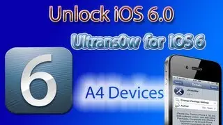 How to Unlock iOS 6 With Ultrasn0w