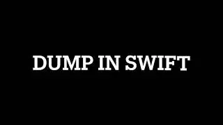 Dump Vs Print in Swift iOS