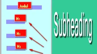 Membuat Sub Judul (H1, H2, H3 ) Di Artikel Untuk Meningkatkan Hasil Pencarian Google